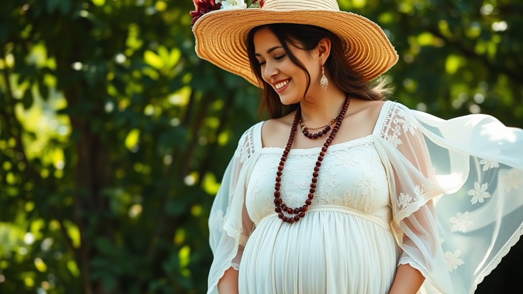 boho maternity accessory ideas