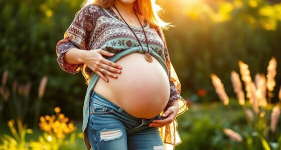 boho maternity jeans 2025