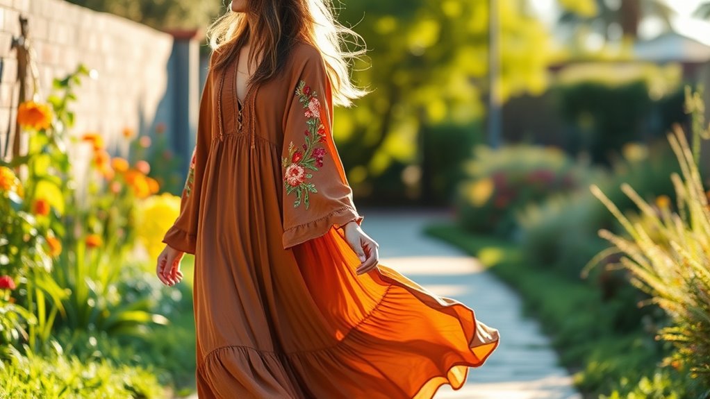 boho maxi dress trends