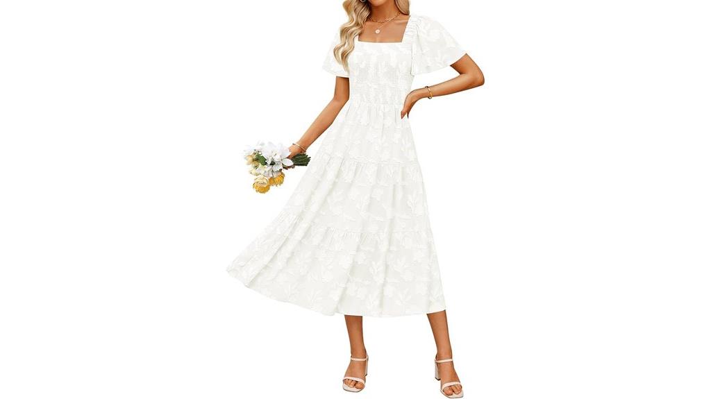 boho midi summer dress