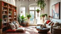 boho modern interior fusion