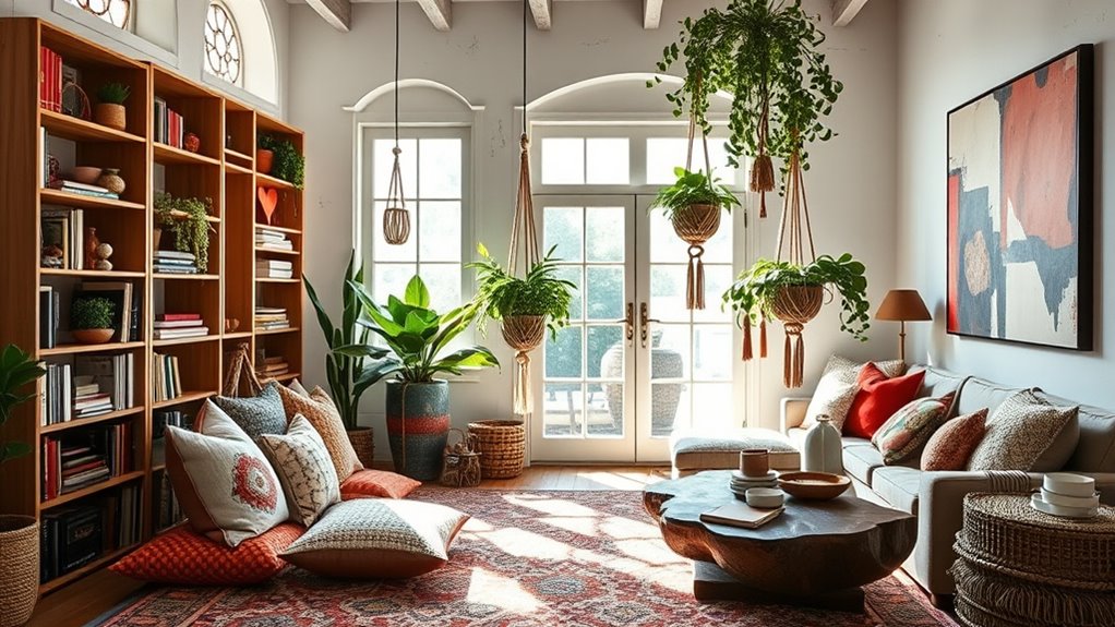 boho modern interior fusion