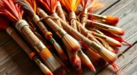 boho paint brushes selection