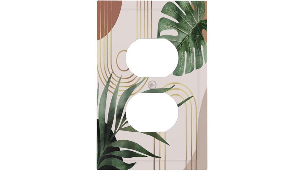 boho palm leaf cover