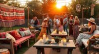 boho party decor tips