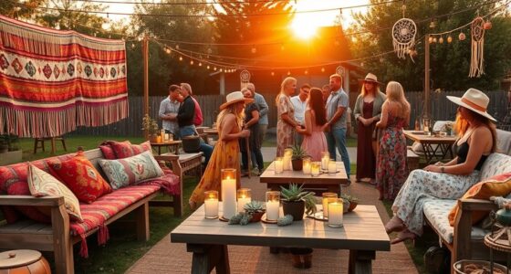boho party decor tips