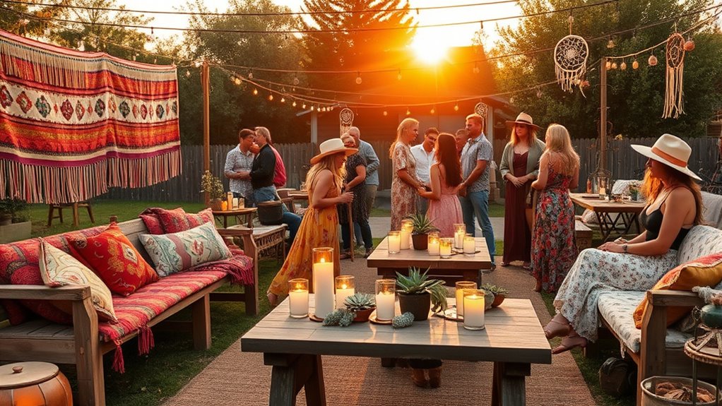 boho party decor tips