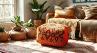 boho poufs for home