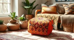 boho poufs for home