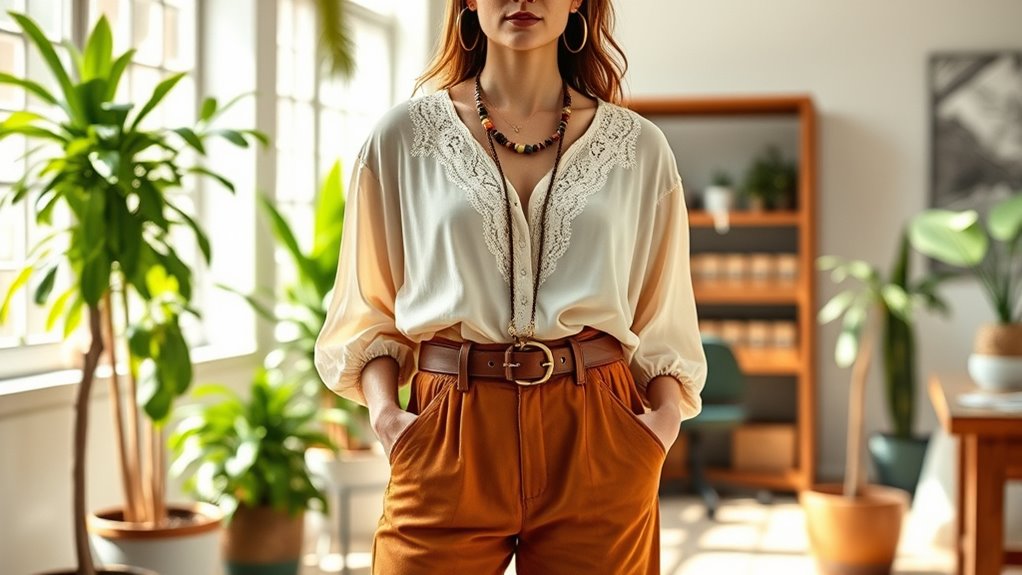 boho professional layered elegance