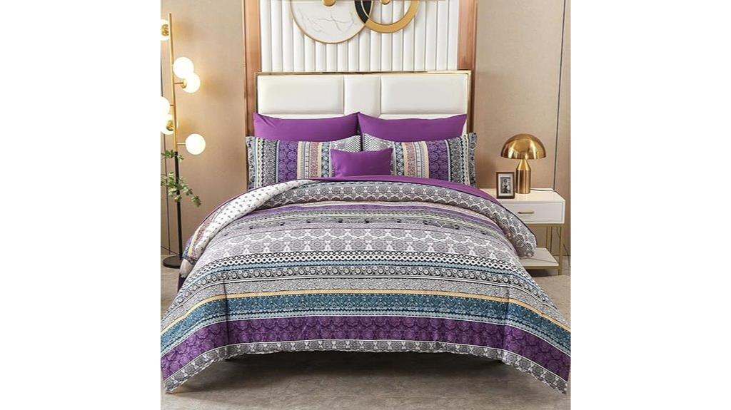 boho queen comforter set