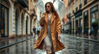 boho raincoat fashion trends