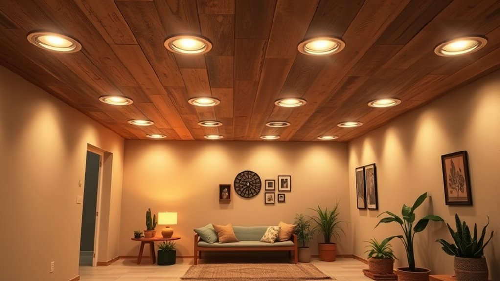 boho recessed lighting ideas