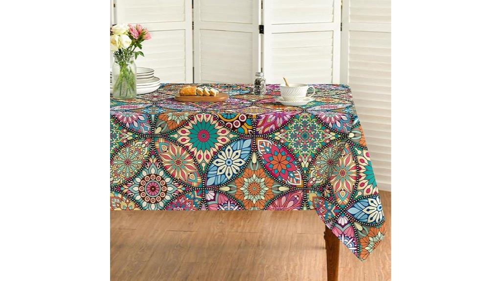 boho rectangular table cover