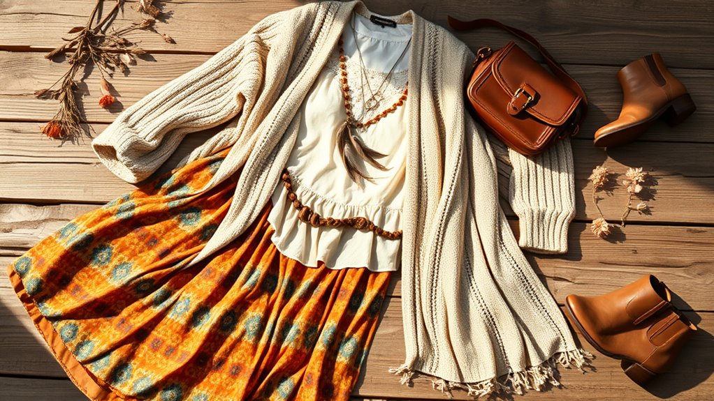 boho seasonal layering tips