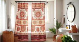 boho shower curtain ideas