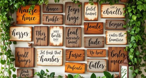 boho sign decor ideas