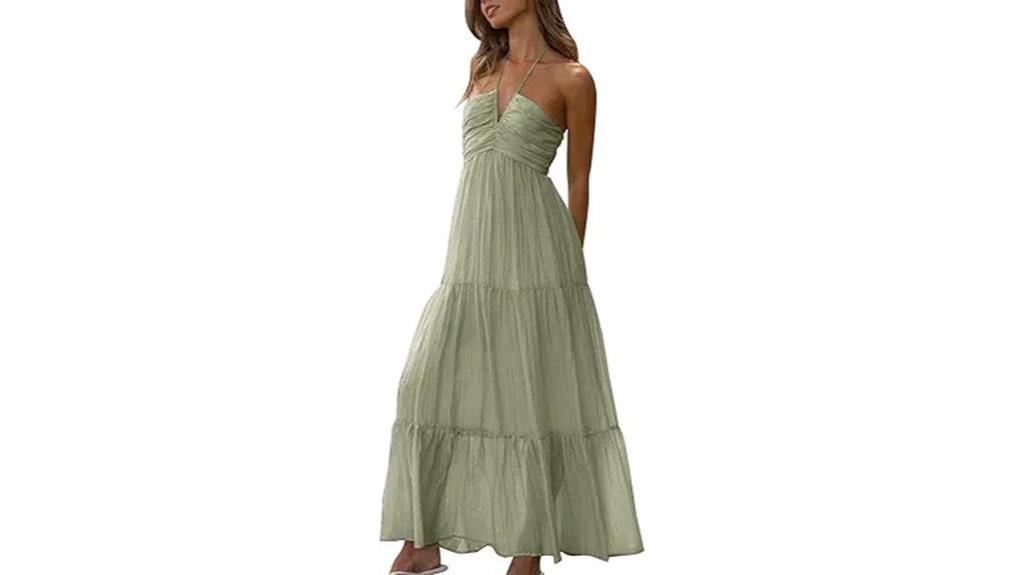 boho sleeveless summer dress