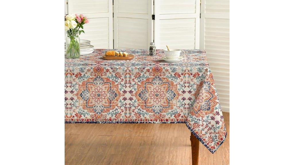 boho style tablecloth