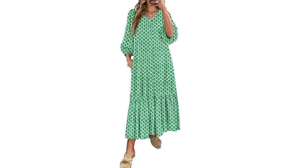 boho summer maxi dress