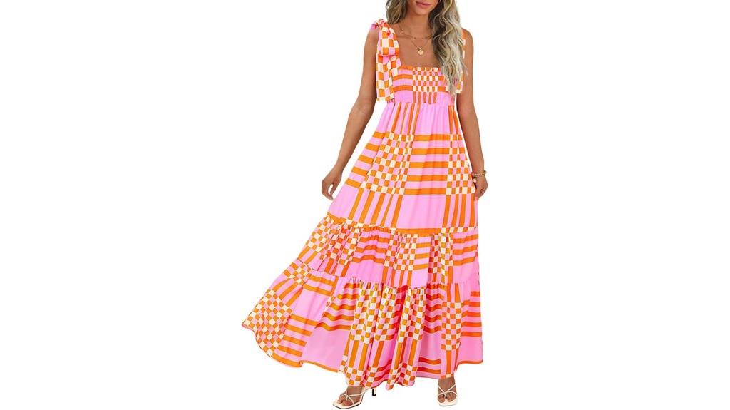 boho summer maxi dress