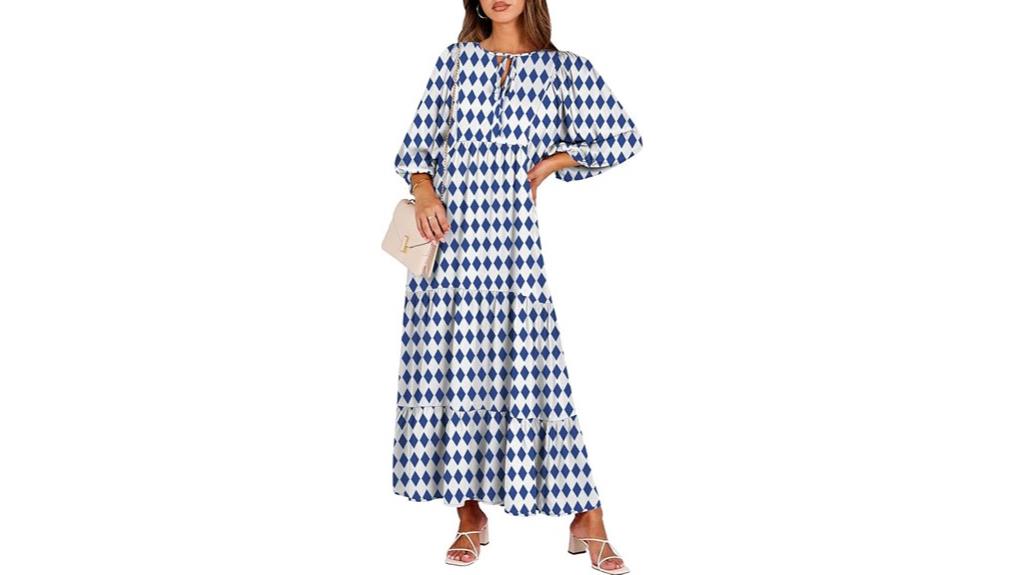 boho summer maxi dress