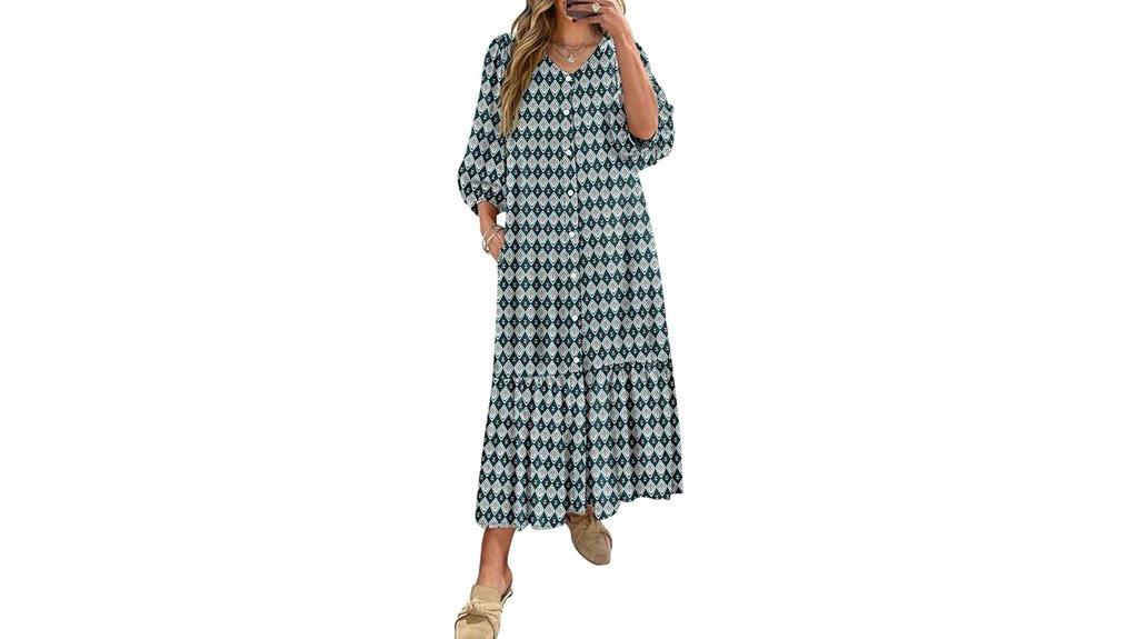boho summer maxi dress
