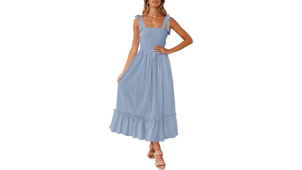 boho summer maxi dress