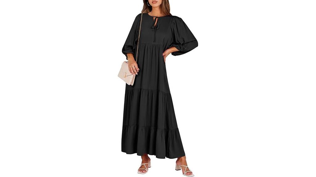 boho summer maxi dress