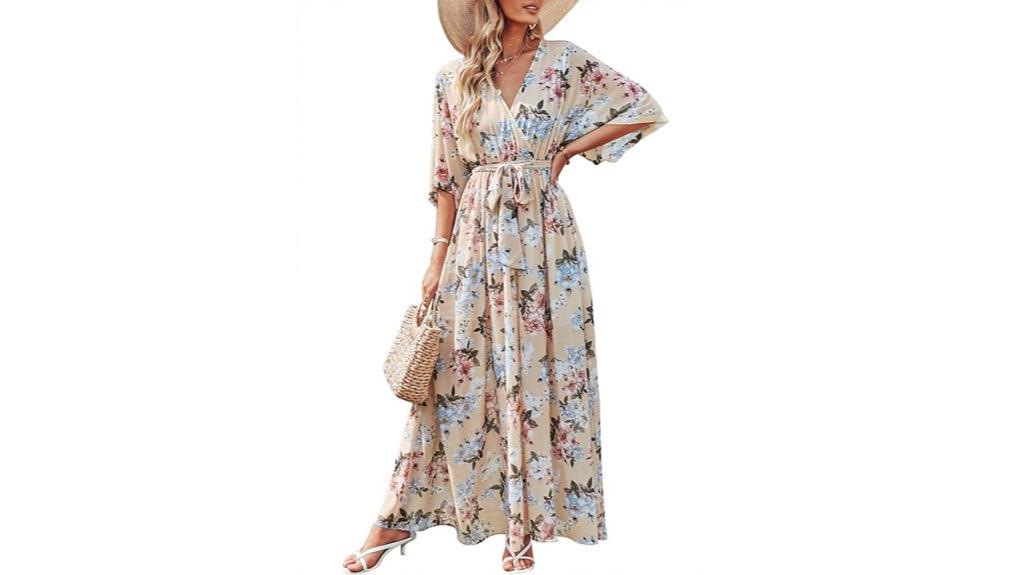 boho summer maxi dress
