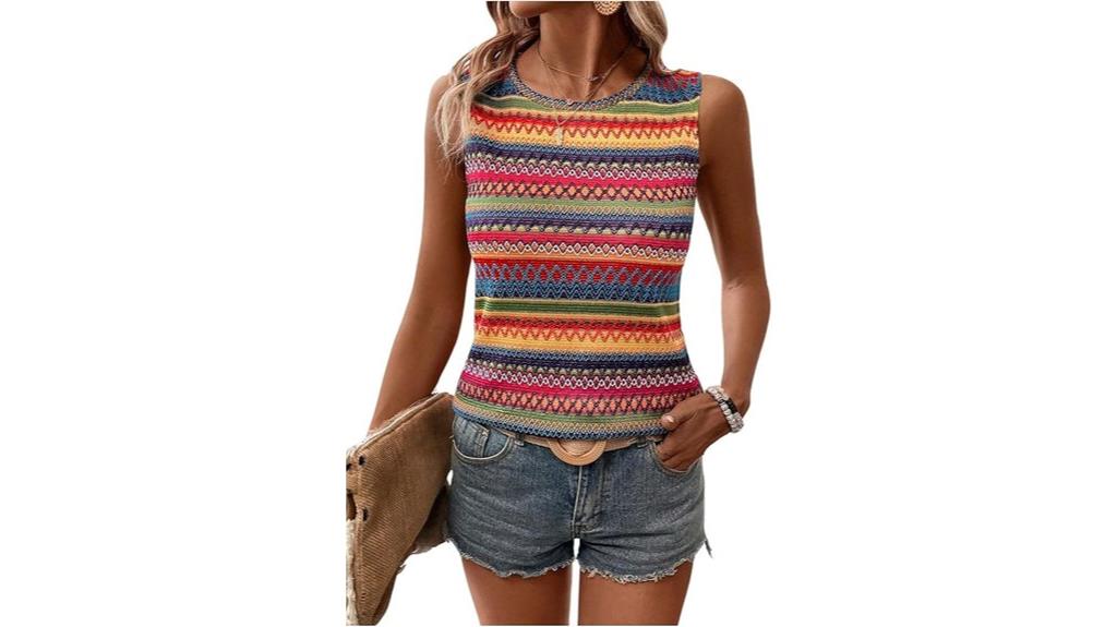 boho summer tank tops