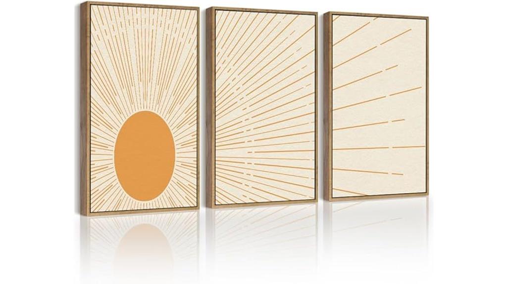 boho sun wall art