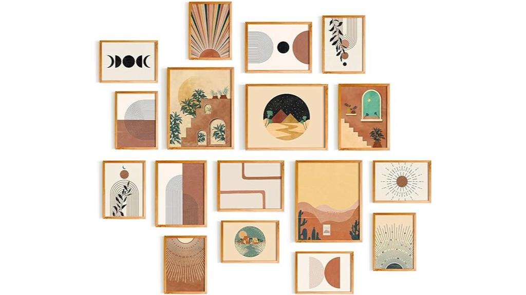 boho sun wall decor