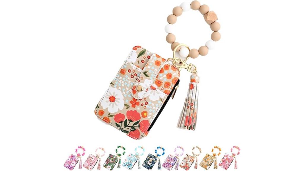 boho tassel keychain