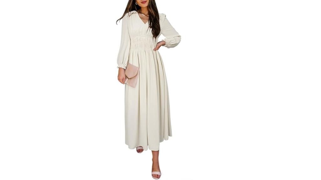 boho v neck dress