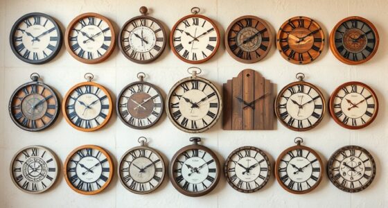 boho wall clocks collection