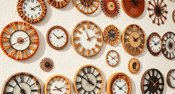 boho wall clocks collection