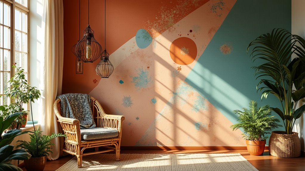 boho wall decor techniques