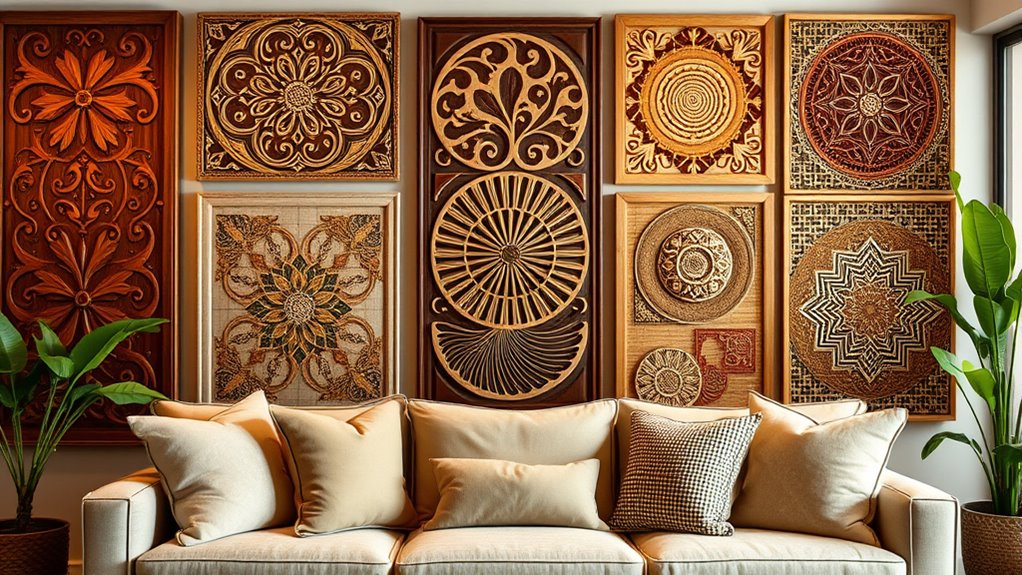 boho wall panel ideas