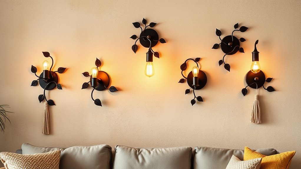 boho wall sconce ideas