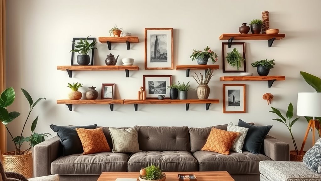 boho wall shelves collection