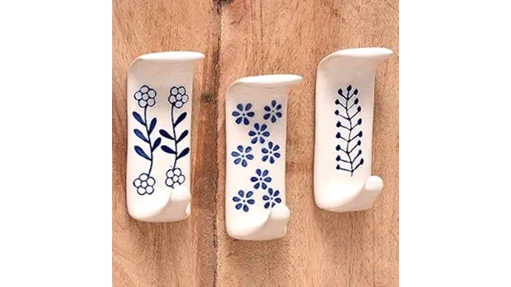 boho wall shower hooks