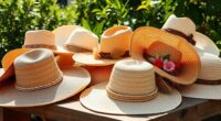boho wide brim sun hats