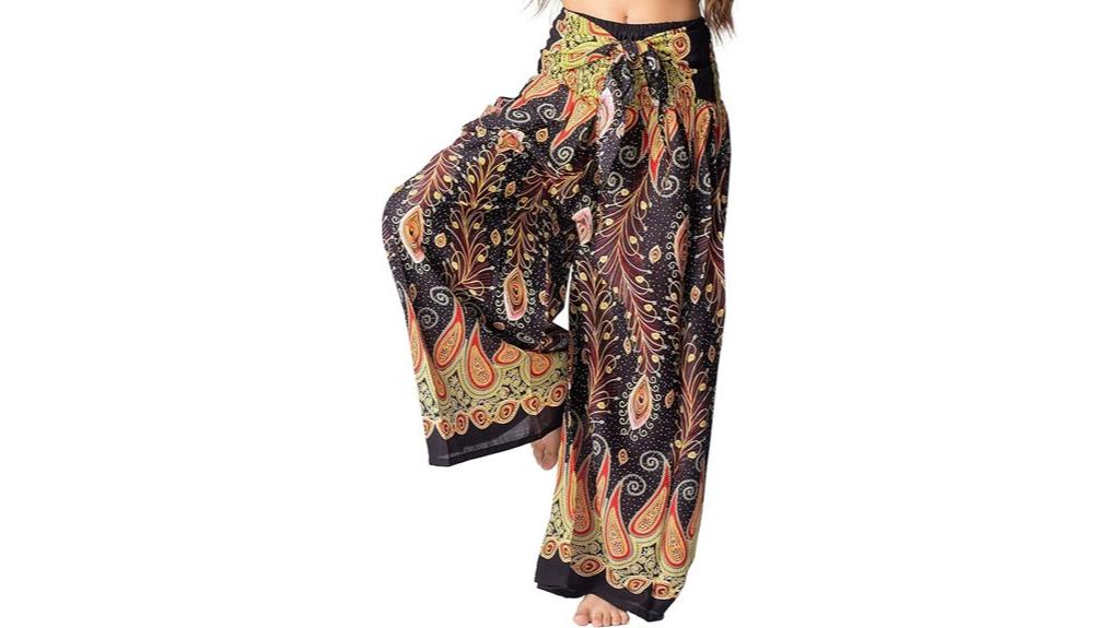 boho wide leg pants