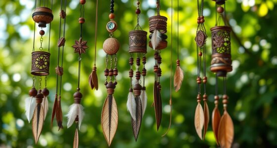 boho wind chimes collection