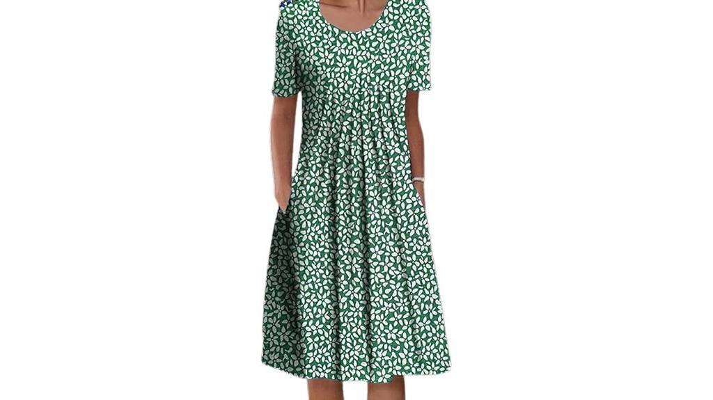 boho women s dress with pockets