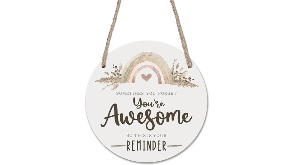 boho wooden welcome sign