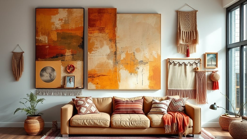 bold oversized art display