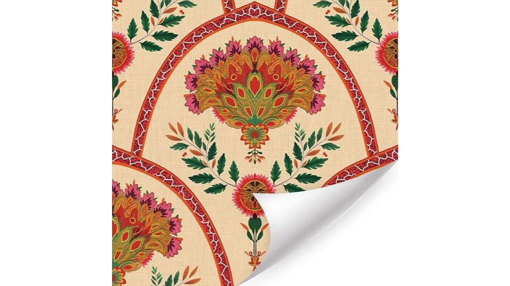 botanical floral wallpaper border