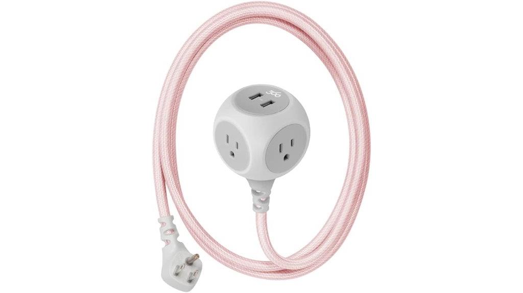 braided usb surge protector